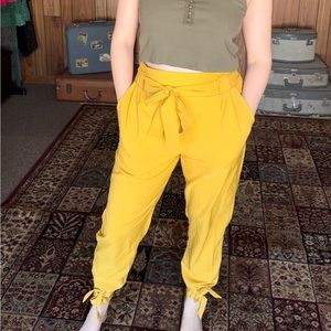 💃 Grace Karin Marigold Pants - Pockets, Gathered Ankles, Stretchy, Comfortable